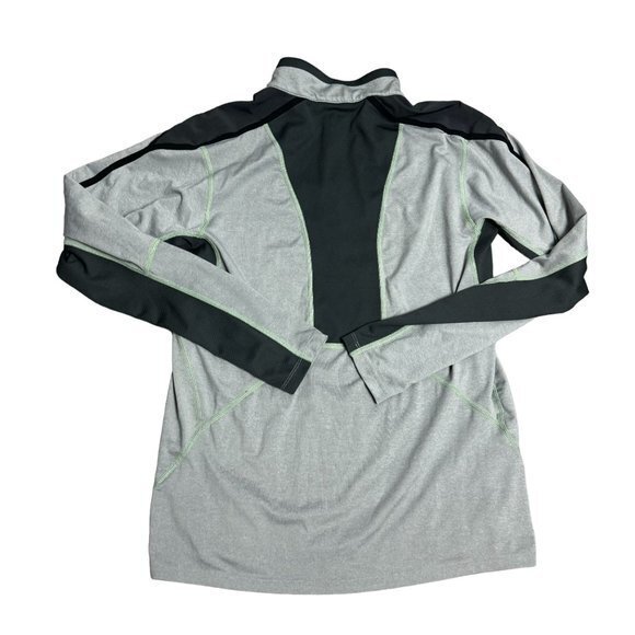 North‎ Face Mens Med Grey Kilowatt 1/4 Zip Ls Cba8 Flashdry - Picture 6 of 6